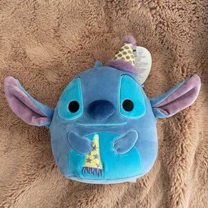 Disney Stitch Squishmallow Tag - Teal & Purple Accents